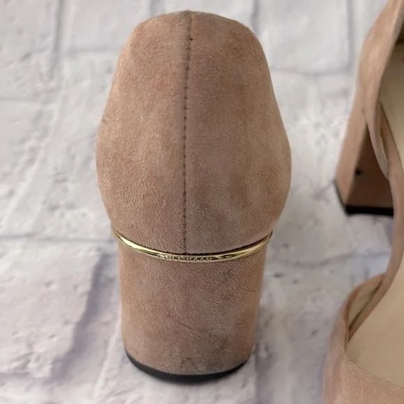 🔵Cole Haan Tan Suede Heels Elegant Design - Picture 14 of 16